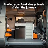 Vista 2 de BODEGA BODEGACOOLER Refrigerador de 12 Voltios, Refrigerador de RV con Control por APP, 65L (2.3 pies cúbicos) Refrigerador Congelador para RV