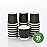 Restaurantware-4 Ounce Disposable Coffee Cups, 25 Ripple Wall Hot Cups For Coffee - Lids Sold Separately, Rolled Rim, Black Paper Insulated Coffee Cups, For Hot Coffee, Tea, And More