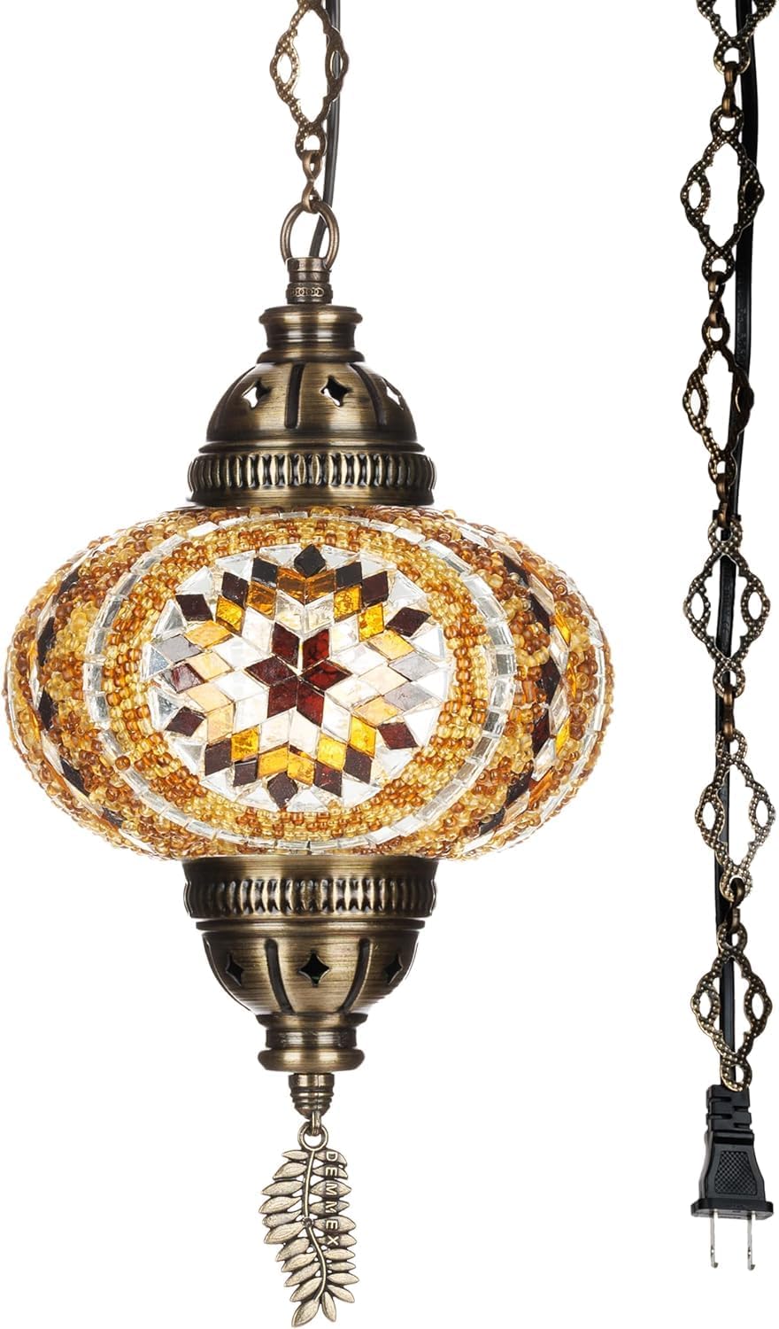 DEMMEX Authentic Turkish Mosaic Pendant Lamp