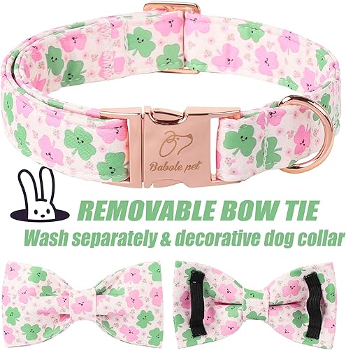 Miniatura 223 de Collar de perro con bandera estadounidense con pajarita, collar patriótico para perros pequeños, medianos y grandes, talla XS