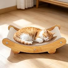 23.2 Inch Large Natural Sisal Cat Scratcher Bed