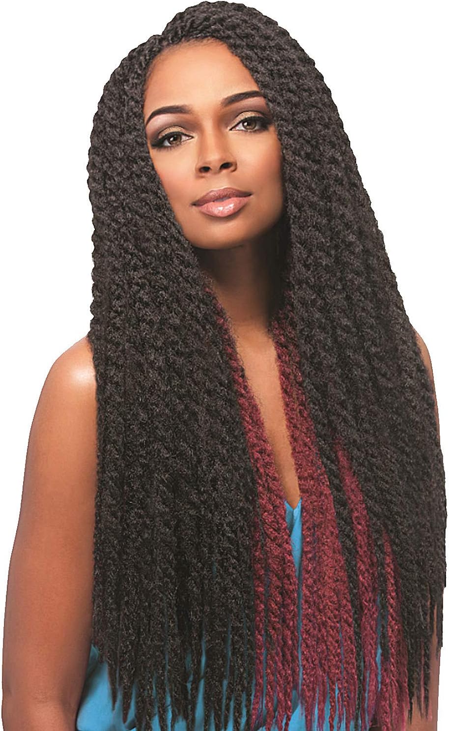 Sensationnel Synthetic Hair Crochet Braids Africa Samba Twist Braid 50" (2-Pack, 2)
