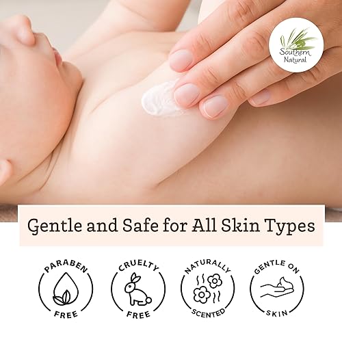 Miniatura 4 de Southern Natural Loción de leche de cabra  Hidratante nutritivo para rostro, cuerpo y manos para piel seca y sensible  Crema hidratante, cuidado de