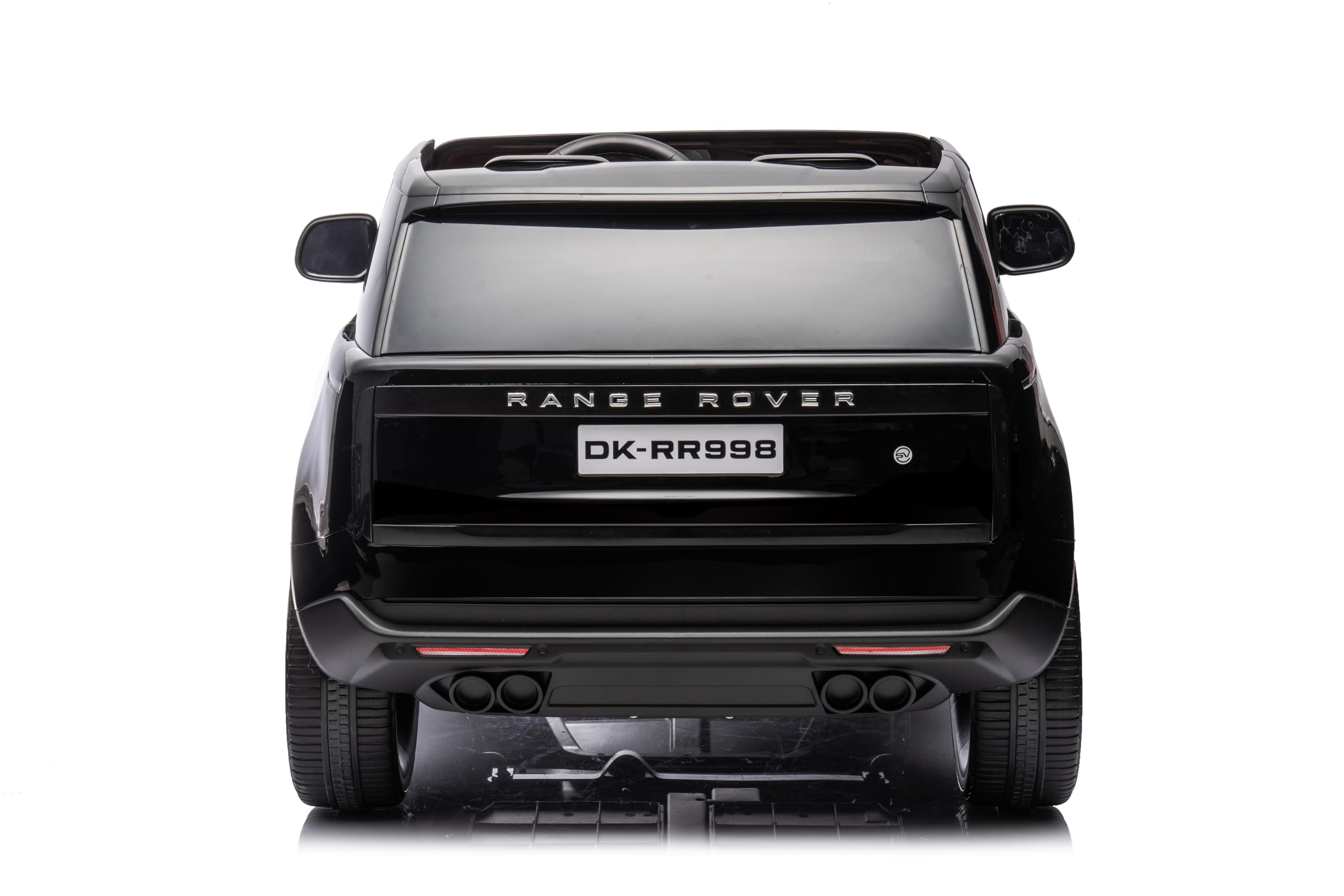 FINOOS Voiture Electrique Enfànt Range Rover. 12V avec télécommande à 2,4 GHz, 4 x Moteur 12V 45W, 1 à 6 Ans (Noir)