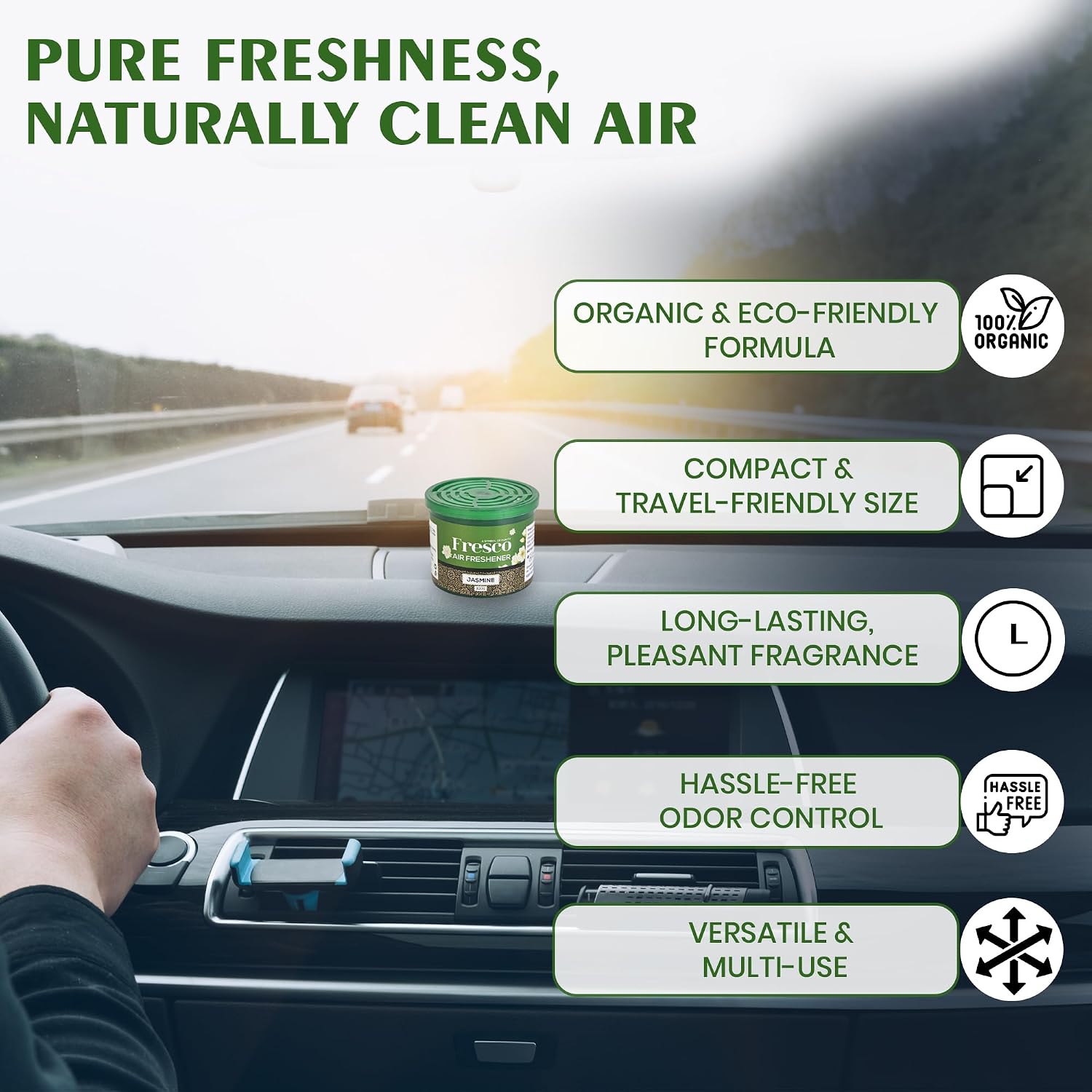 Fresco Jasmine Air Freshener Gel 100G