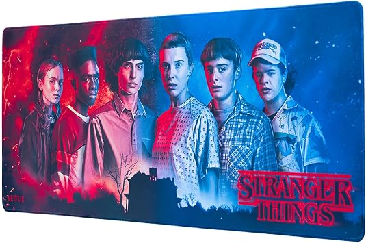 Grupo Erik Stranger Things Mouse Pad Gaming 31.5x13.78in