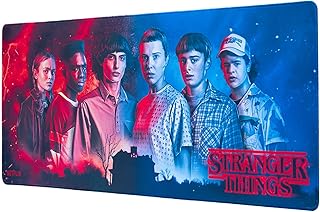 Stranger Things ゲーミングマウスパッド 公式 - 31.5インチ x 13.75インチ ノンスリップラバーベース ゲーミングマウスパッド - ストレンジャー・シングス ギフト - ストレンジャー・シングス グッズ