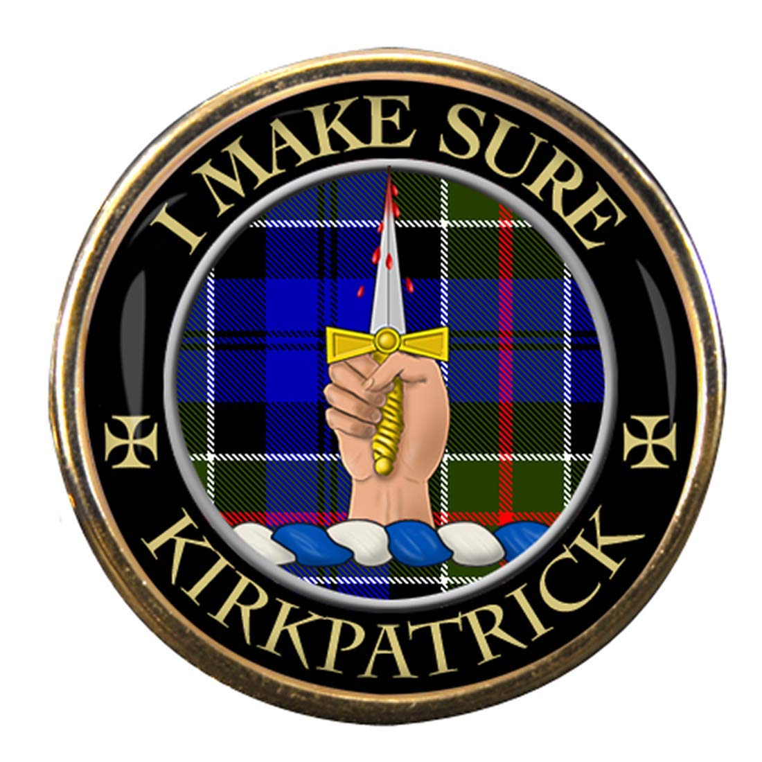 Kirkpatrick Scottish Clan Pin Badge