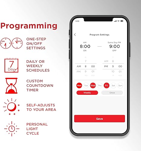 Miniatura 7 de UltraPro Bombilla LED inteligente Wi-Fi, A19, equivalente a 60 W, ajuste blanco de 2700 K - 6500 K, regulabilidad de rango completo, requiere router