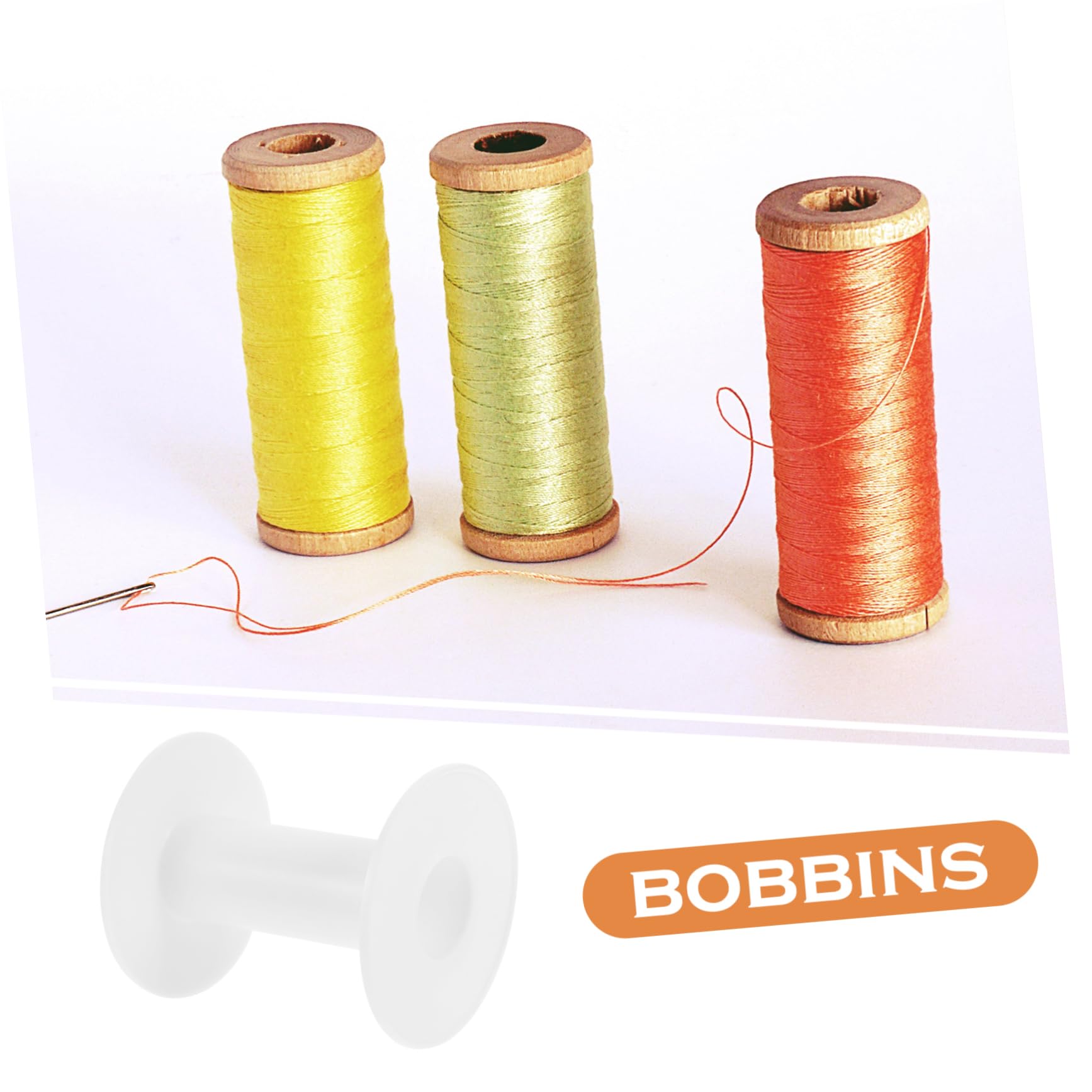 VILLCASE 5 Set Bobina Bobine di Tavola di Avvolgimento Bobine da Ricamo Retrattile Piccolo Handmade Bobine Vuote Resistenti all'Usura Accessorio Plastica 10 Pezzi * 5