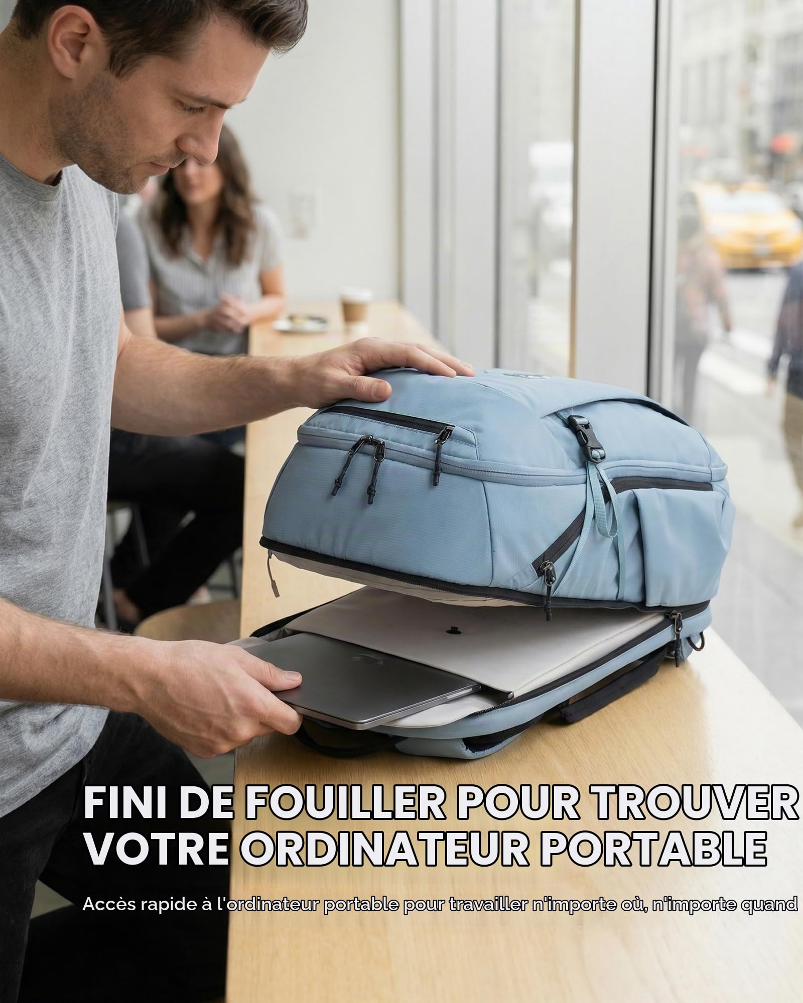 Tolaccea Sac à Dos Cabine Avion 32L Ordinateur 15,6" Voyage