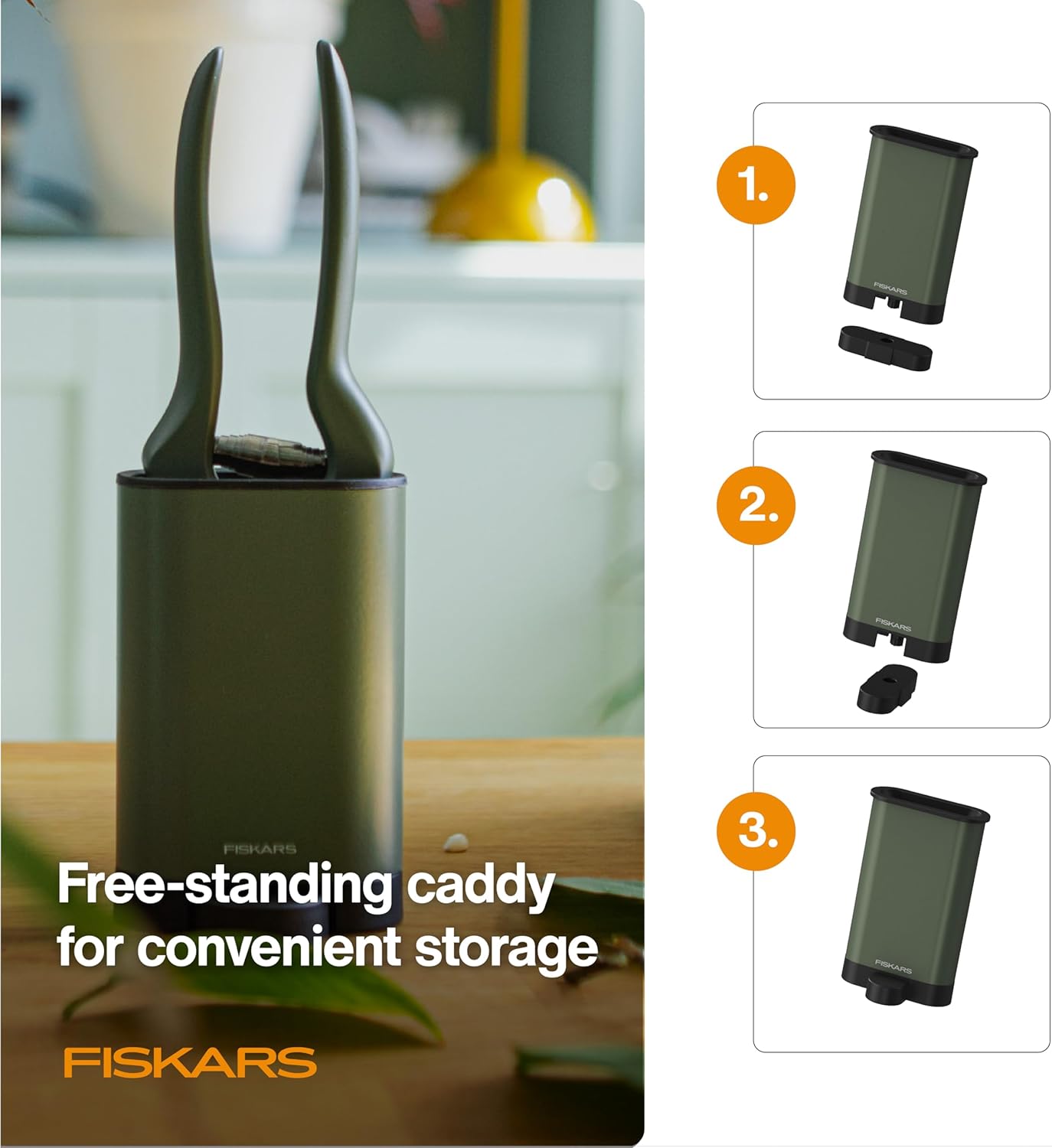 Fiskars Sculptor Plant Pruner with Precision Bypass Design, Ergonomic Handle, Low-Friction Blade Coating, Indoor Plant Care - Image 7