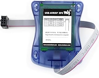 Waveshare AVR ISP Programmer, for ATMEL AT AVRISP MkII, Supports AVR Studio 4/5/6 or Higher Version