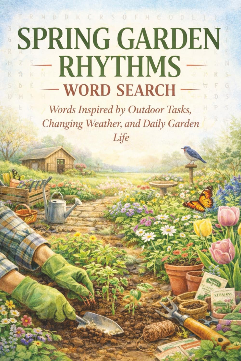 Spring Garden Rhythms Word Search: Words Inspired by Outdoor Tasks, Changing Weather, and Daily Garden Life