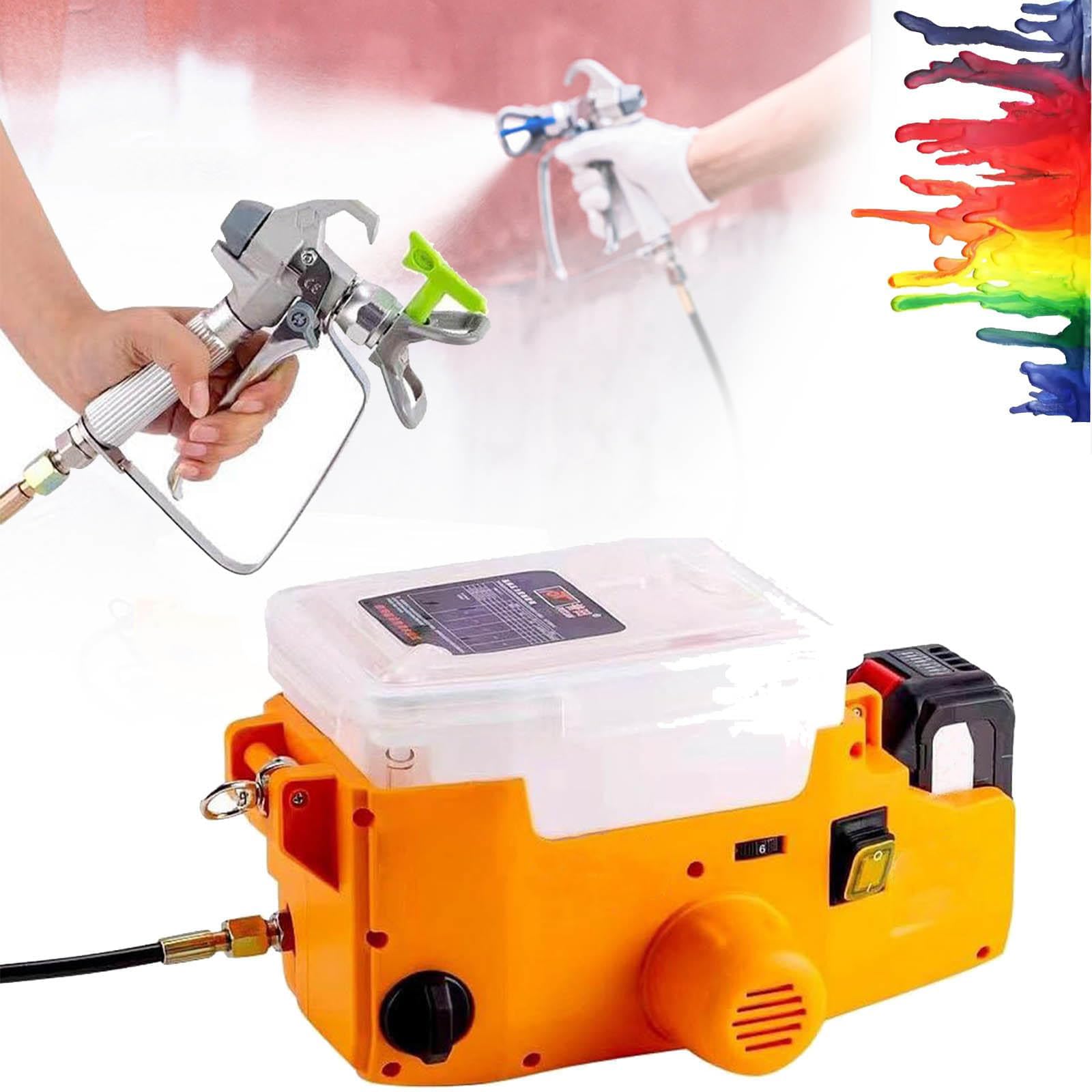 Pulverizador de pintura de mano ideal para renovar los muebles exteriores de madera del jardin