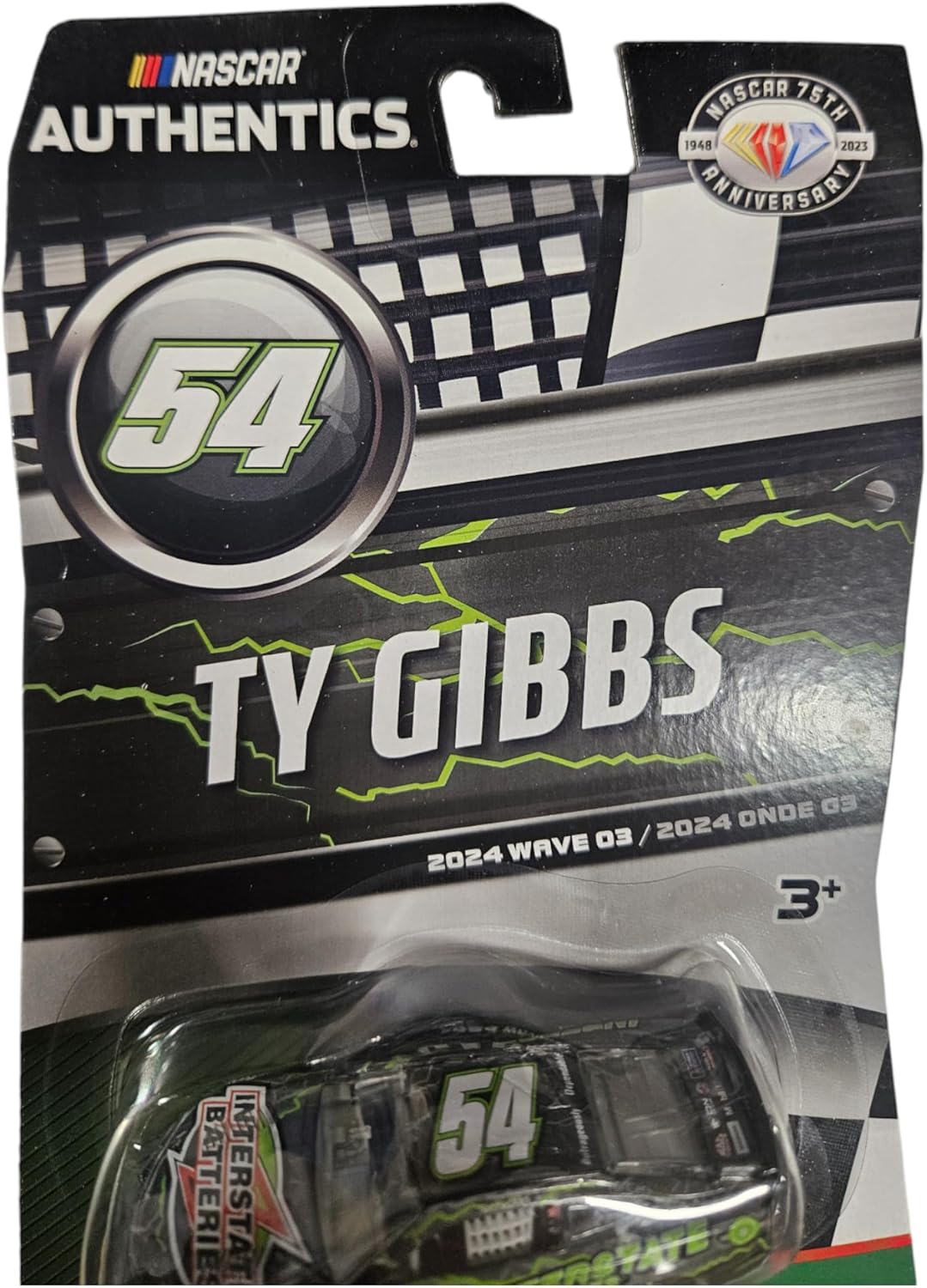 Lionel Racing 2024 NASCAR Authentics Wave 3 Ty Gibbs Diecast Car, 1:64 Scale., Small