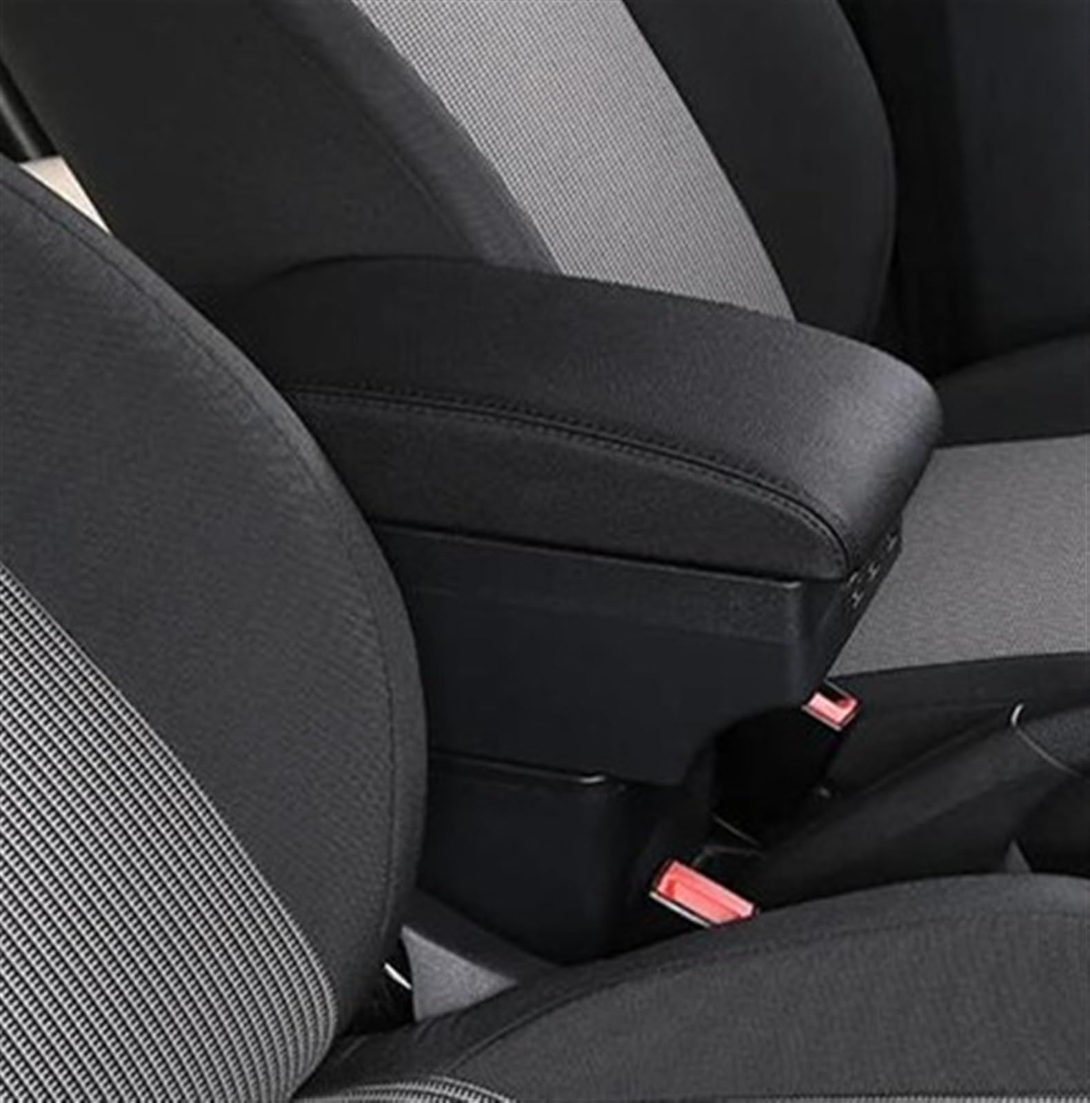 Ysdsls B Black Black 7 Usb Center Console Armrest Storage Box For Yaris For Hybrid 2015-2021 Car Interior Parts Modification Accessories