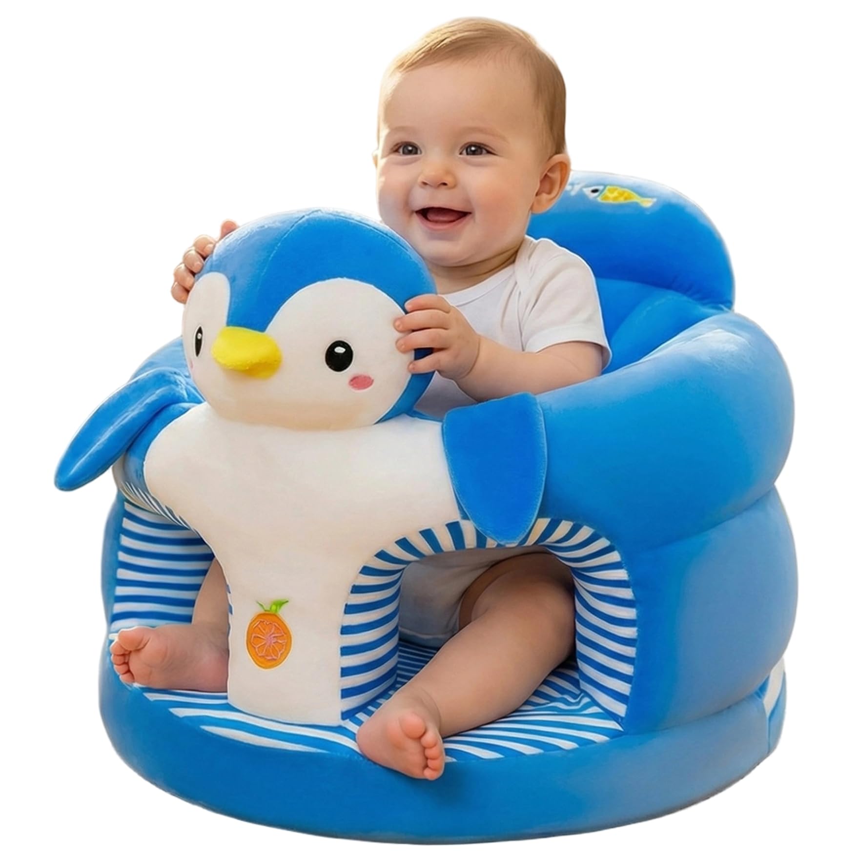 Morbido seggiolino Penguin Baby Sit Me Up, sedia di supporto per neonati per bambini da 0 a 36 mesi