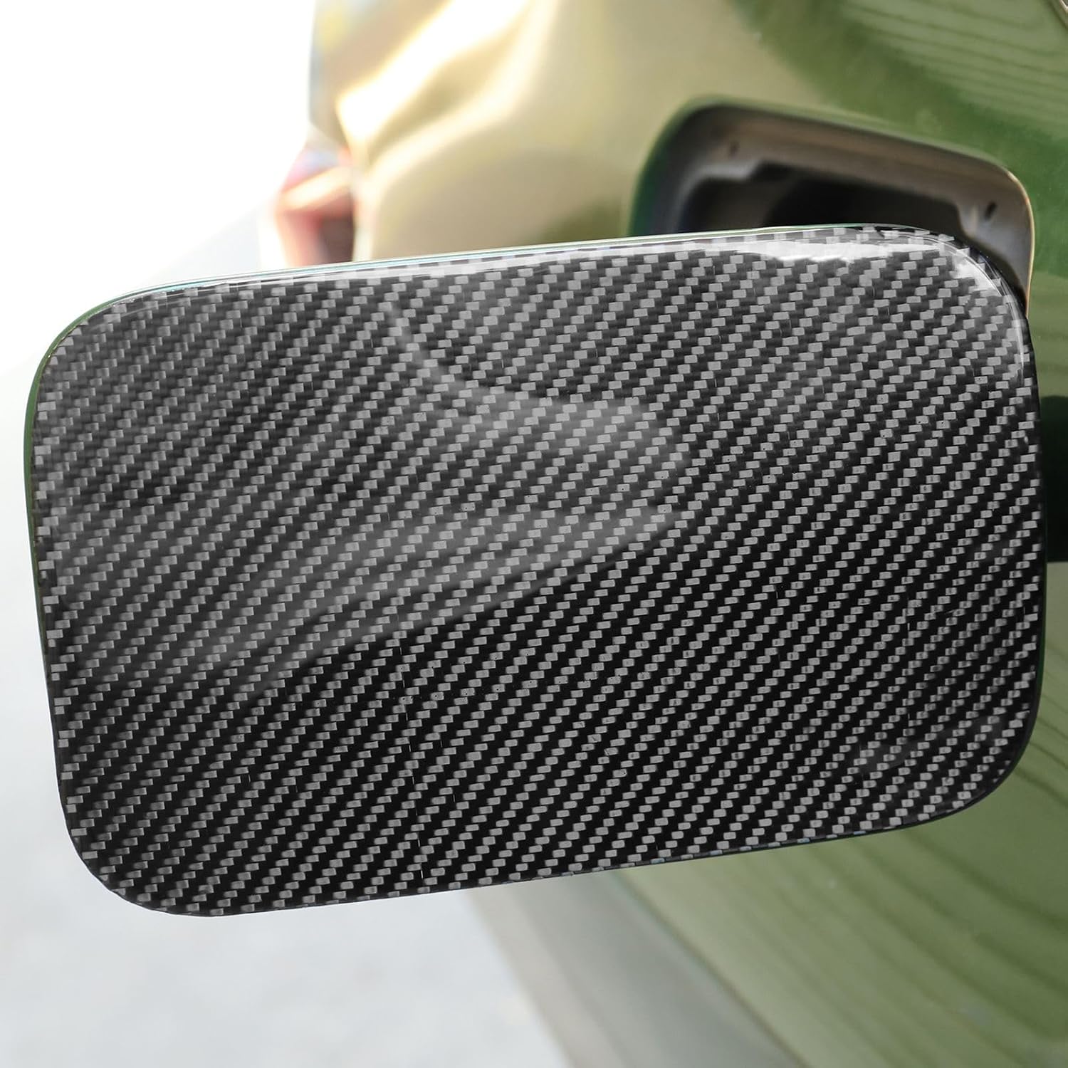 for BMW New 3 Series 2019-2021 Carbon Fiber Gas Tank Fuel Cap Cover Sticker Pad