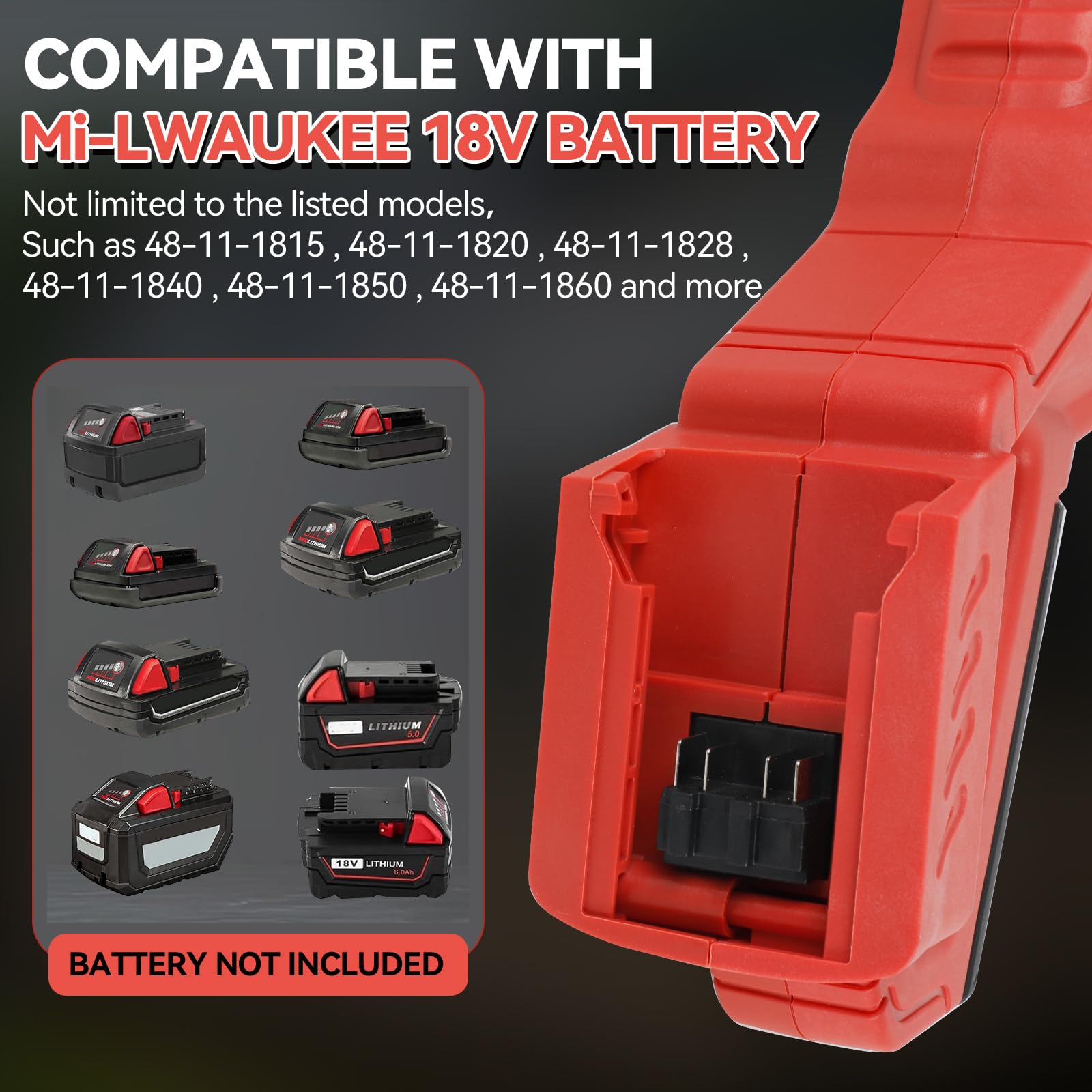 Lavadora a presión inalámbrica para batería Milwaukee M18 de 18 V, 1000 PSI, lavadora eléctrica portátil de mano con boquilla 6 en 1, olla de espuma y manguera de 5 m para coche, hogar, jardín