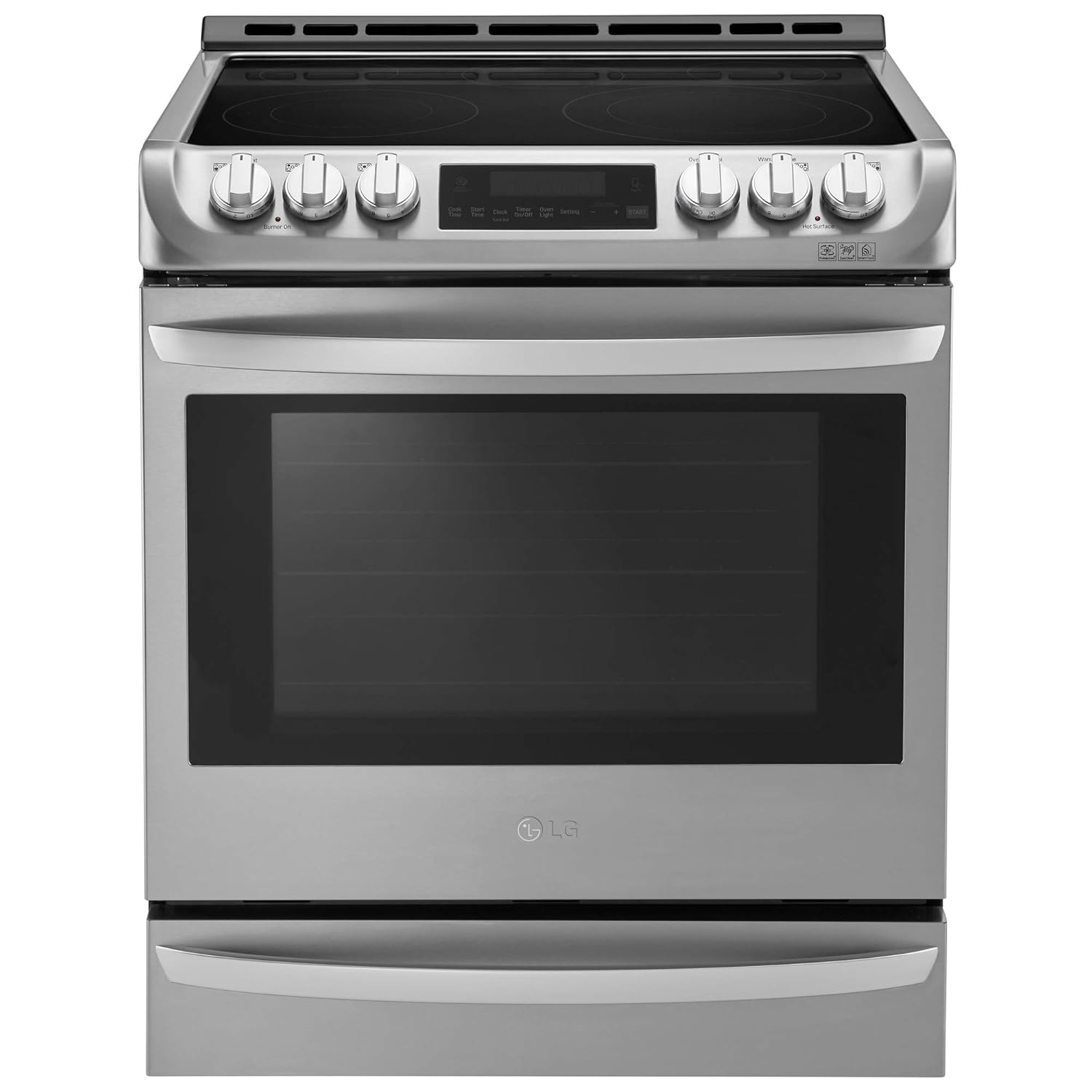 LG LSE4613ST 30" Stainless Steel Electric SlideIn Smoothtop Range