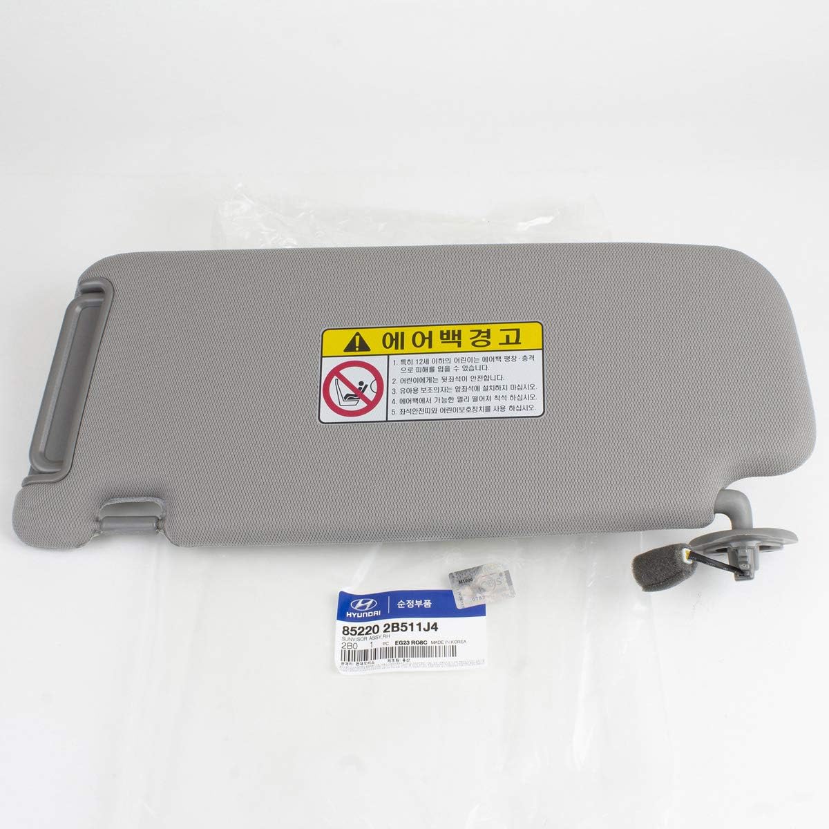 HYUNDAI Genuine OEM Sun Visor 2006-09 Santa Fe Passenger Side 85220-2B511J4