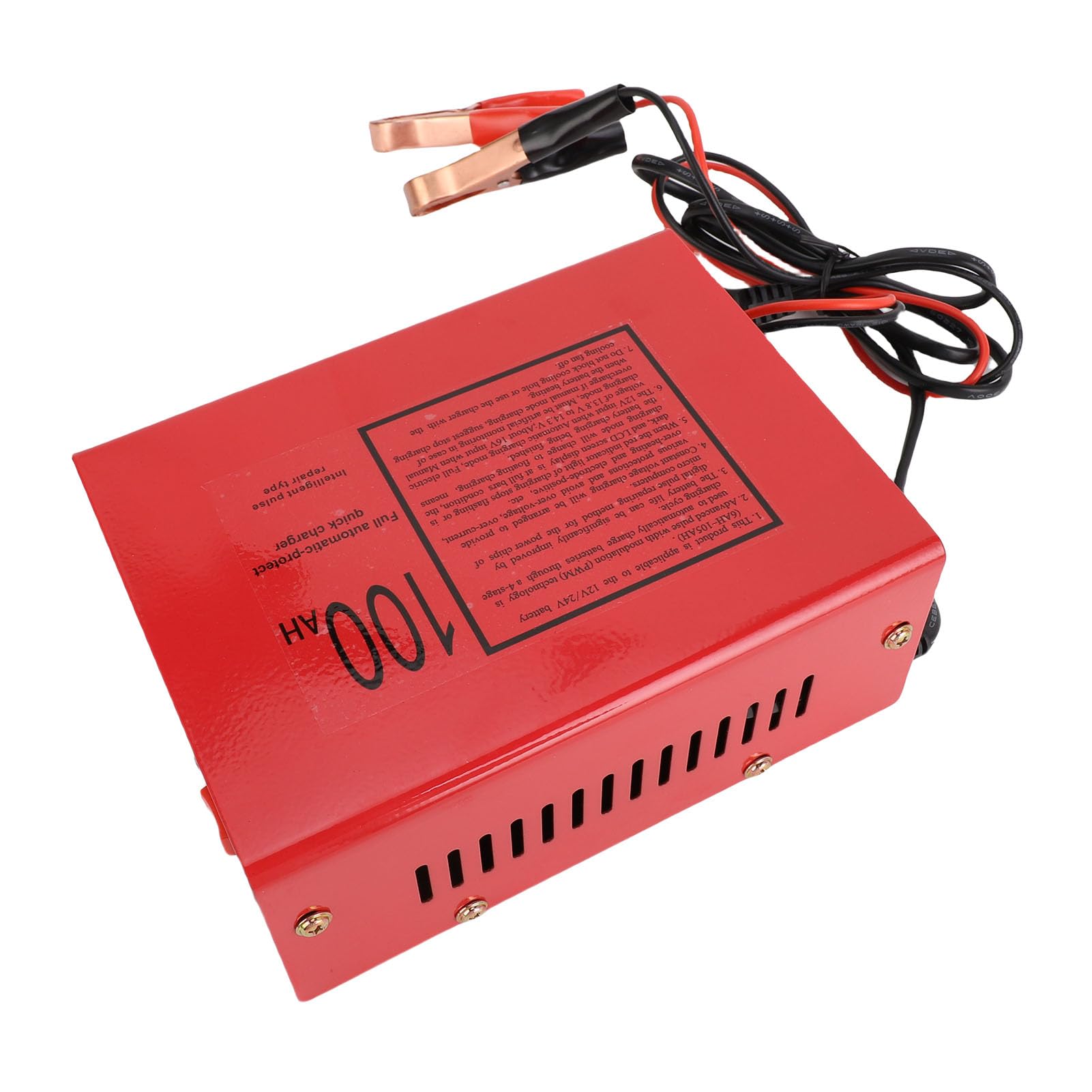 Zerodis Ładowarka Samochodowa MF 2, 10A 12V Inteligentna Automatyczna ładowarka do Akumulatorów ze Wskaźnikiem LED, do Standardowych Akumulatorów żelowych na suchą wodę 105AH w (wtyczka UE)