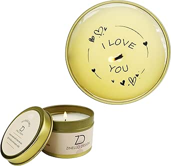 ZINELLO DESIGN vela I love you con mensaje oculto