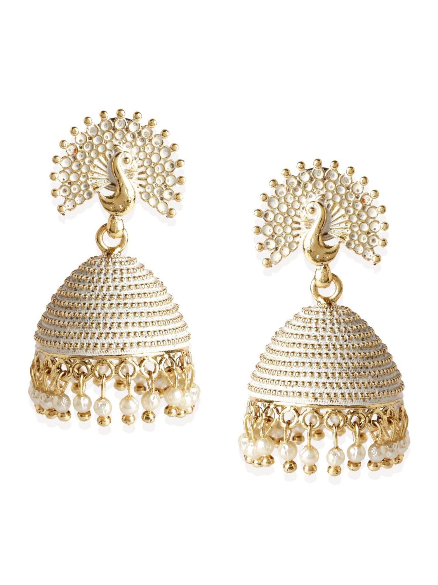 See full amazon price history chart for Womens Styylo Fashion_Gold Plated & White Peacock Shaped Enamelled Jhumkas_Ear-M-40015-Wht Womens Styylo Fashion_Gold Plated & White Peacock Shaped Enamelled Jhumkas_Ear-M-40015-Wht (B0CZ9LKWSN) Amazon Price History, Amazon Price Tracker
