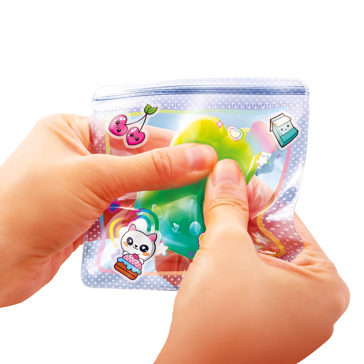 Canal Toys Squish Squish Squishy Factory – CREA TES Squishy Todo Esponjoso y Colorido – Añade Lentejuelas y personalizaciones – Idea de Regalo para niños a Partir de 6 años – Ocio Creativo – SQI 001