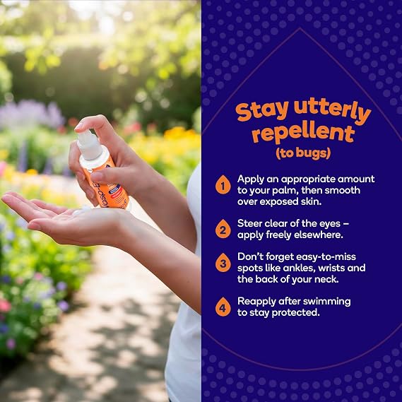 Wasp-Eze Insect Repellent Max Strength Lotion, 100ml, Mosquito Repellent, DEET Free, for Travel & Outdoors, Up to 8hrs Protection, Suitable for Children Age from Birth Onwards & Adults
