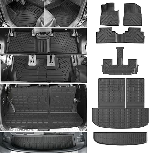 powoq Floor Mat Compatible with 2020-2025 Hyundai Palisade Cargo Mat