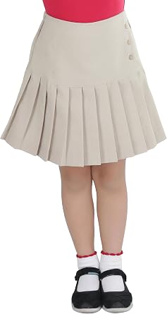 ToBeInStyle ユニフォームスカート 女の子用 US サイズ: 12 カラー: ベージュ