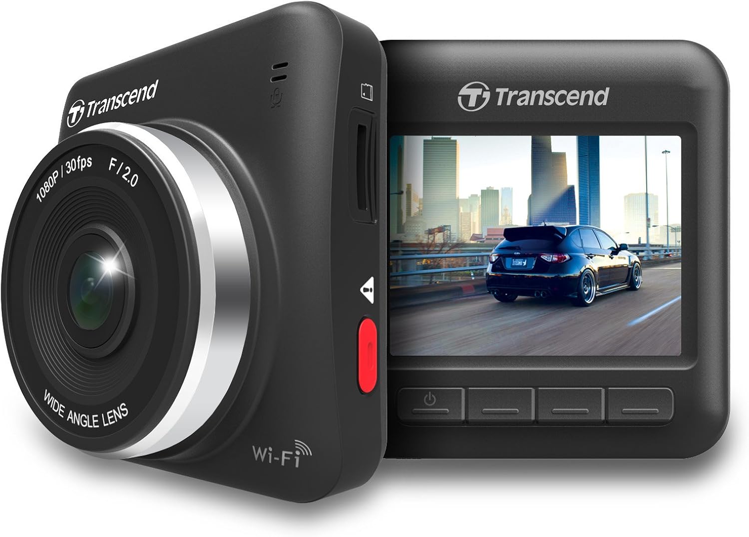Transcend Wifi対応ドライブレコーダー 300万画素Full HD画質 DrivePro 200 / TS16GDP200-J