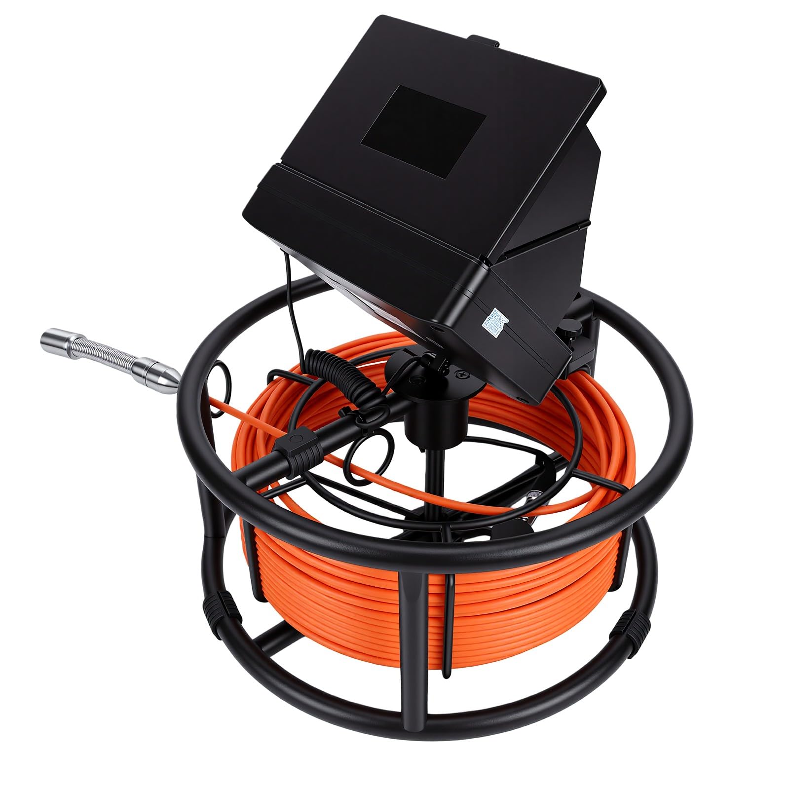 LICAEVEY Cámara de Inspección de Alcantarillado, Cámara de Inspección de Tuberías con Pantalla de 4,3 Pulgadas con Batería de 8500 MAh IP68 1000TVL, de Drenaje para Fontanería de Tuberías de Agua