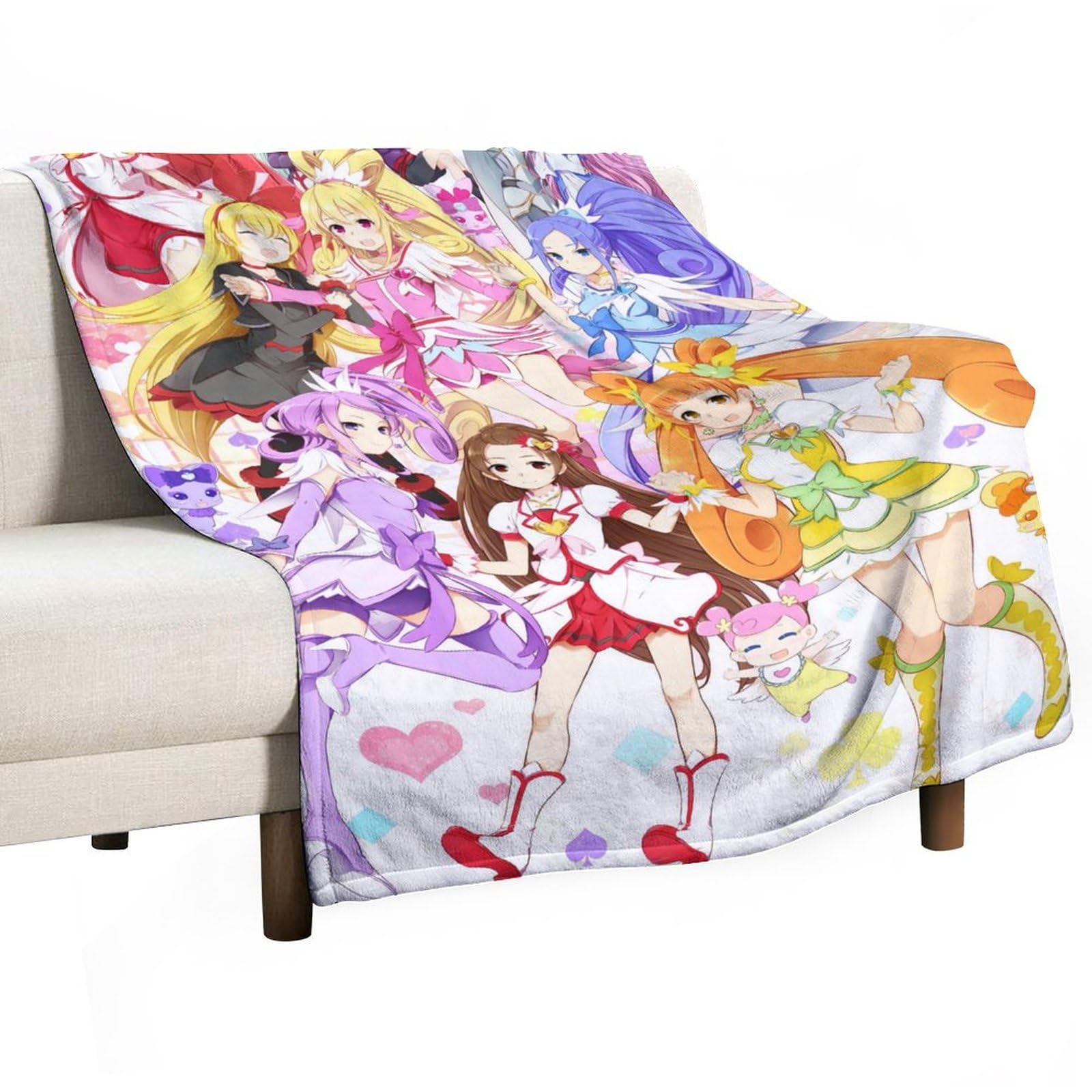 Amazon｜ドキドキ！プリキュア (1) ブランケット 掛け布団 フランネル