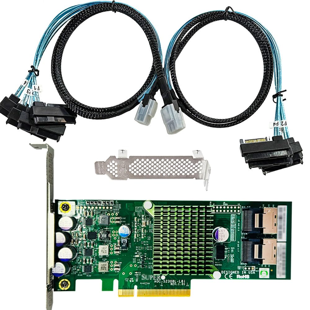 Amazon.com: SAS HBA Card Compatible with LSI 9207-8i IT Mode PCIe