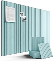 Vista 44 de FLUXYNARA - Tablero de anuncios de fieltro 48 x 36 pulgadas, alternativa al corcho, paquete de 12, 70 lengüetas adhesivas, panel de pared grueso