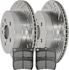 Amazon: AutoShack Rear Brake Kit Replacement for Lexus IS250 GS350