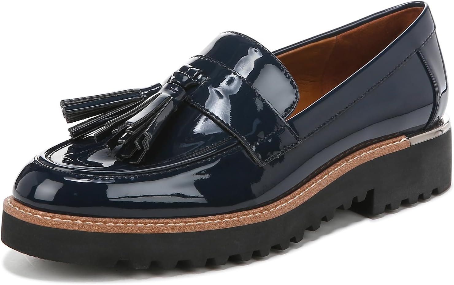 Franco Sarto Womens Carolynn Tassel Loafer