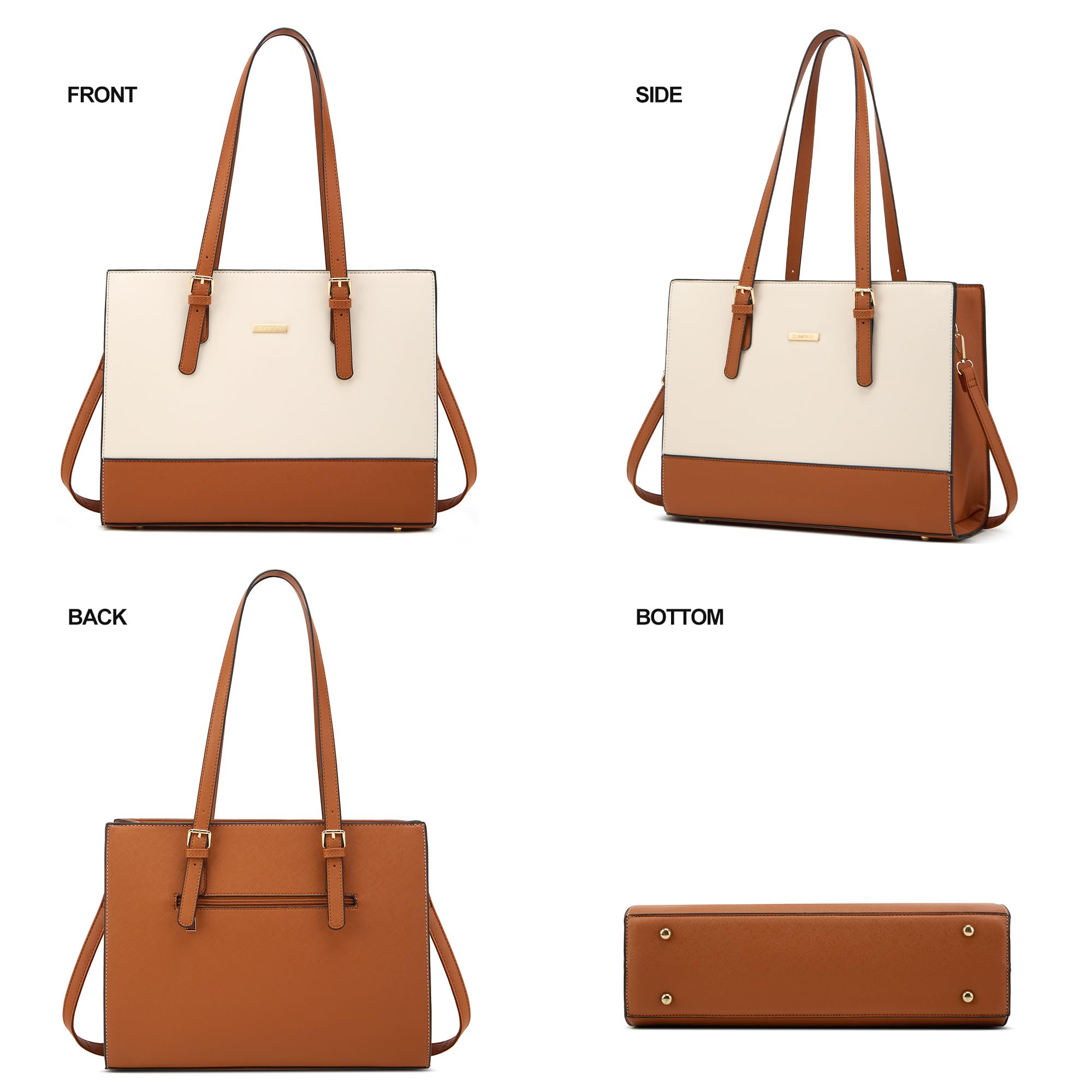 Modische Damen-Handtaschen, Tragetasche, Schultertasche, Tragegriff oben, Geldbörsen-Set