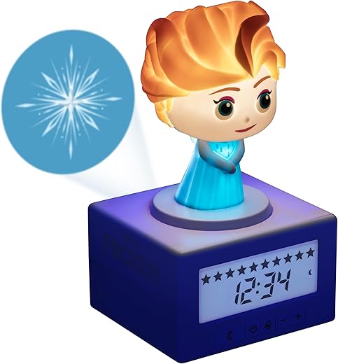 Paladone Disney Elsa Frozen Sleep Training Alarm Clock Officially Licensed Disney Merchandise