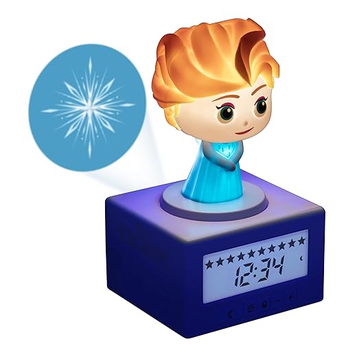 Paladone Disney Elsa Frozen Sleep Training Alarm Clock Officially Licensed Disney Merchandise item