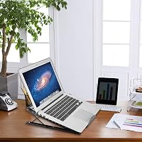 AGPTEK állítható laptop pad tartó 12 szögű, csúszásmentes Huion A3 LED rajztábla állvány 8