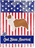 Vista 1148 de Caroline's Treasures BB4243GF Bandera de jardín con texto en inglés «Merry Christmas» con texto en inglés «Merry Christmas», bandera decorativa