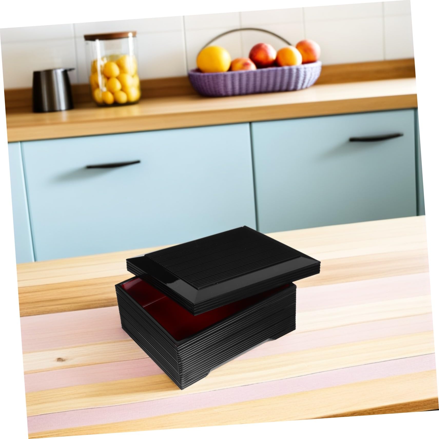 Zerodeko Boîte à Sushis Japonaise Portable Et Étanche Boîte à Lunch Bento Compartimentée Pour Adultes Pour Pique-niques Et Voyages