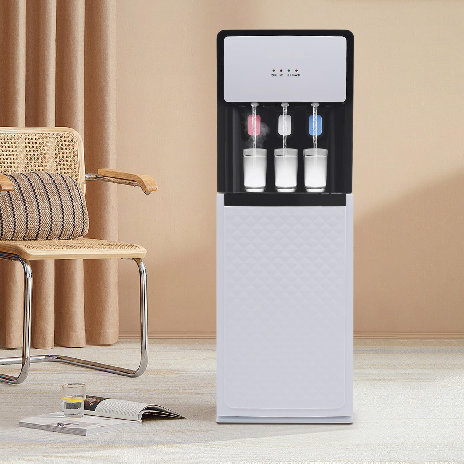 Distributore di acqua elettrico da terra, distributore di acqua calda per ufficio, case e cucine