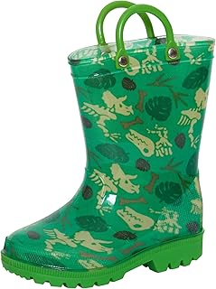ScruffyTed Kids Wellington Boots with Easy Pull On Handles for Boys Girls Unisex Wellies