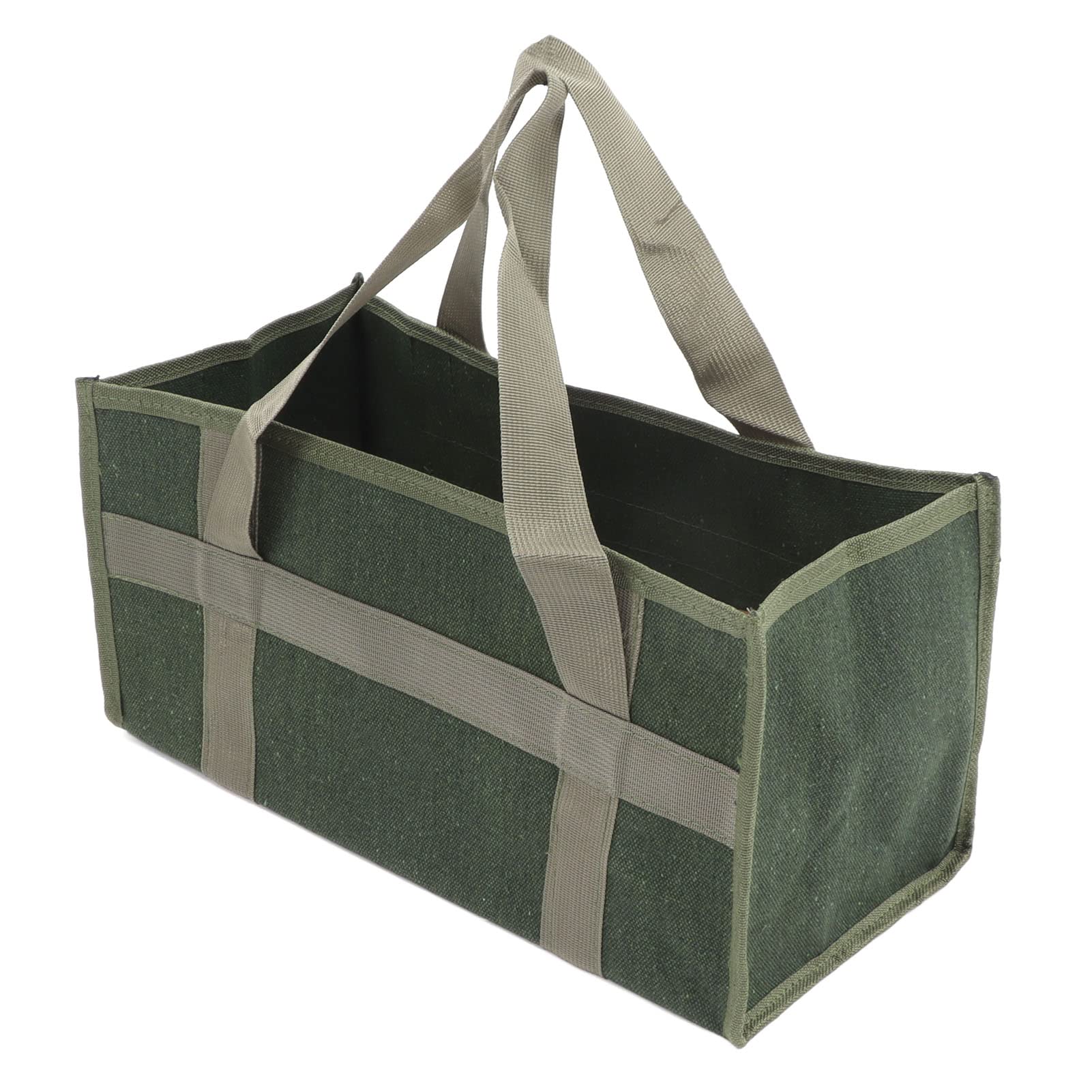 Wide Mouth Tool Bag Canvas Large Capacity Tool Storage Bag for Electrician OD Green 084 -5