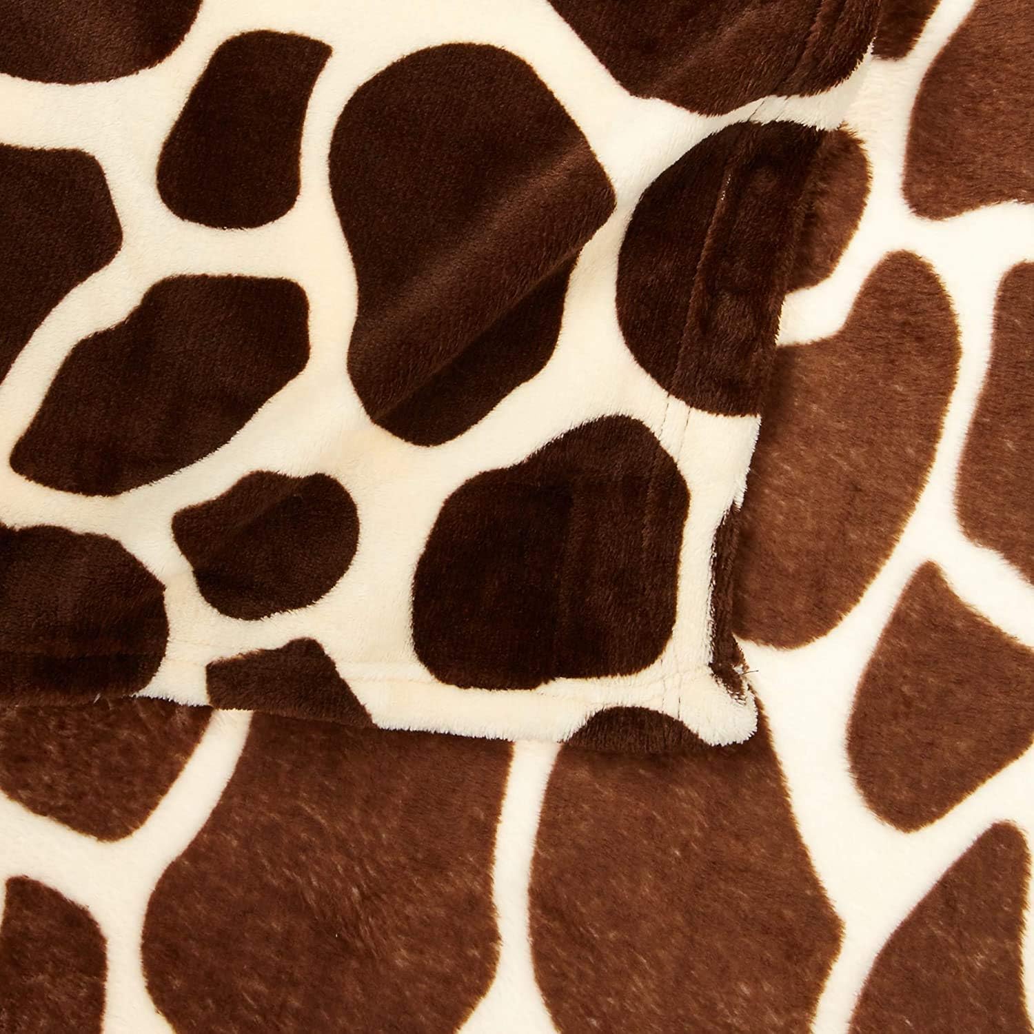 Home Must Haves Ultra Soft Micro Plush Flannel Blanket Luxurious Flannel Fur All Season Premium Warm Cozy Bed Sofa Couch Picnic Blanket (Queen 80"x80", Giraffe Skin Print)